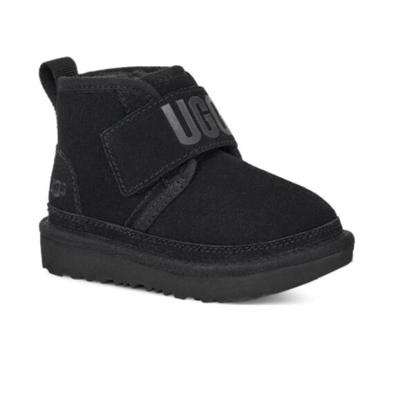 NEW UGG Neumel Graphic Black Genuine Shearling Boots Sheepskin - Picture 1 of 7